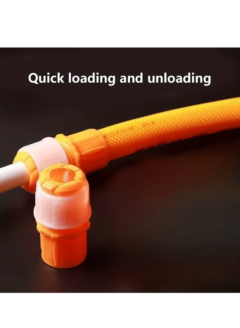 Generic - 2pcs Leak-Proof Universal Faucet Connector, Tap Hose Connector, Two sets Kitchen Garden Watering Tap Hose Pipe Snap Connector Adaptor Tool, Universal Tap Connector Adapter Kitchen Pipe Joiner Fitting - Image 1