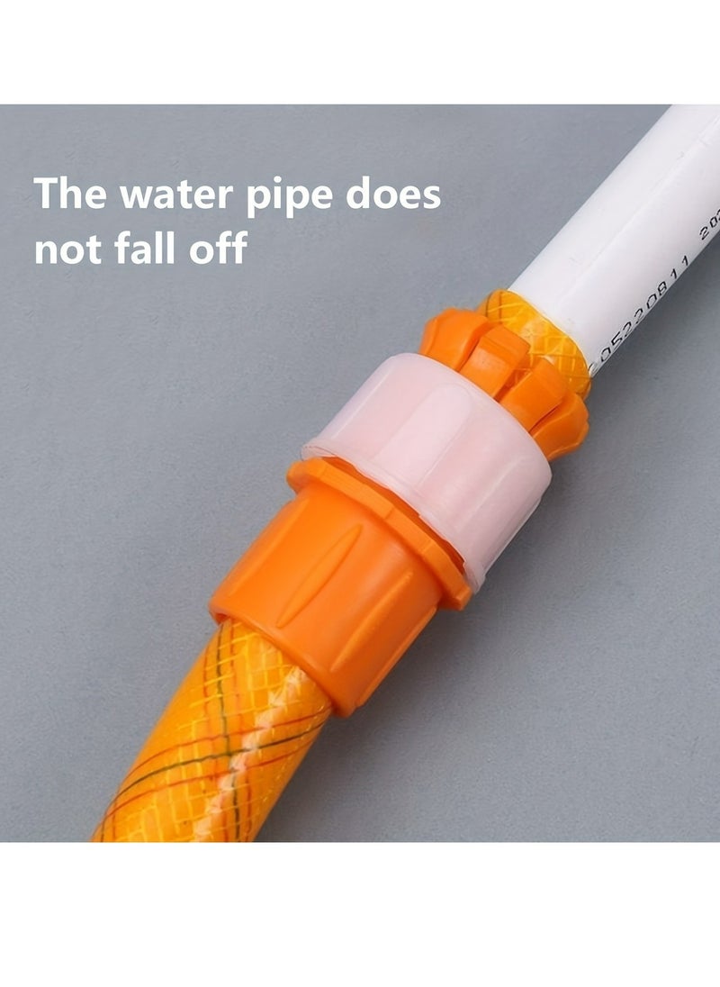 Generic - 2pcs Leak-Proof Universal Faucet Connector, Tap Hose Connector, Two sets Kitchen Garden Watering Tap Hose Pipe Snap Connector Adaptor Tool, Universal Tap Connector Adapter Kitchen Pipe Joiner Fitting - Image 1