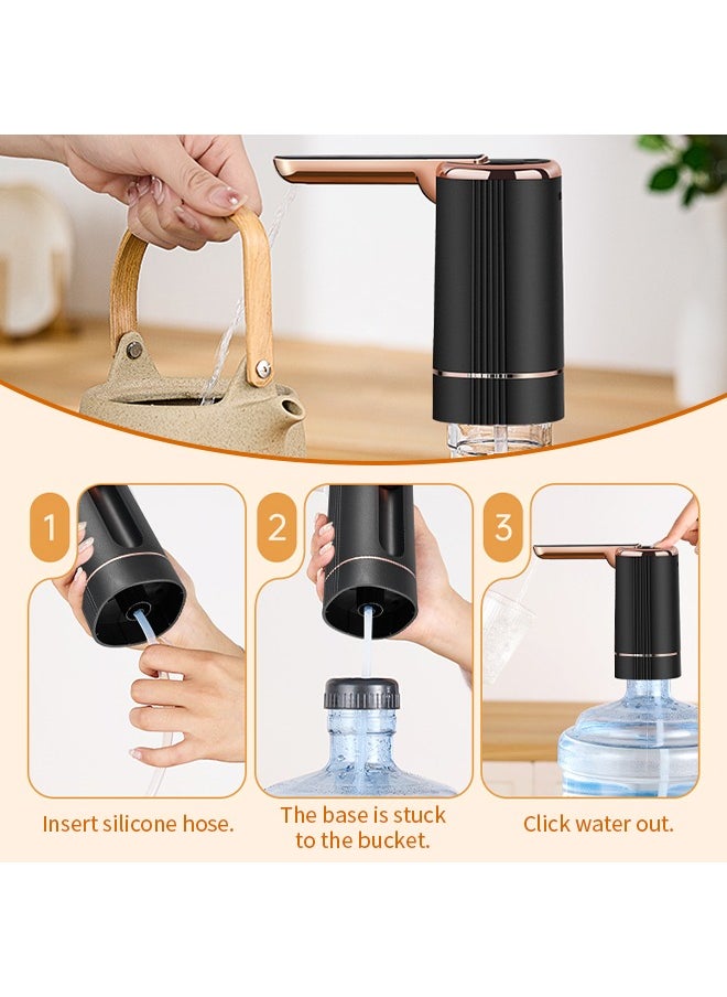 Generic - Electric Water Pump with Long Battery Life, Water Dispenser Pump with Three Water Flow Modes, Ideal for Home, Office, and Outdoor Travel - Image 1