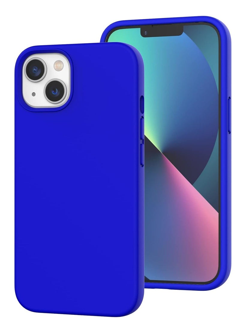 Compatible with iPhone 13 Mini Case, Slim Liquid Silicone 3 Layers Full Covered Soft Gel Rubber with Microfiber Case Cover 5.4 inch... - Image 1