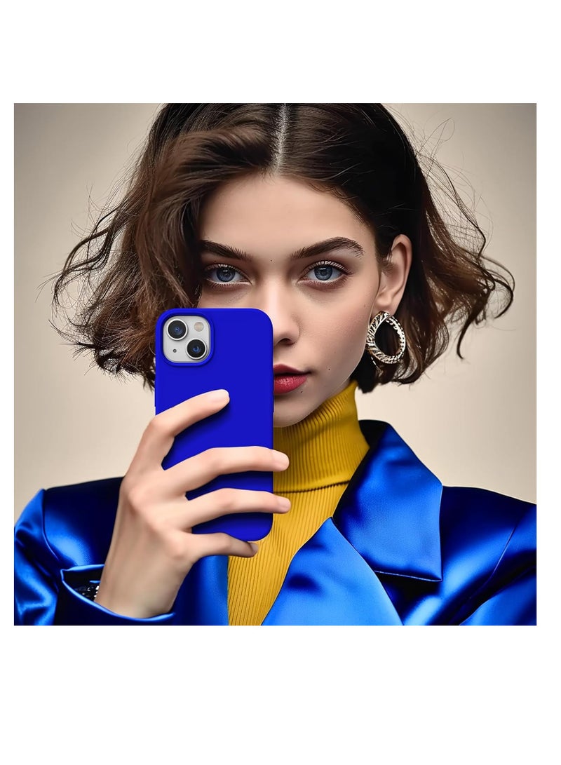 Compatible with iPhone 13 Mini Case, Slim Liquid Silicone 3 Layers Full Covered Soft Gel Rubber with Microfiber Case Cover 5.4 inch... - Image 3