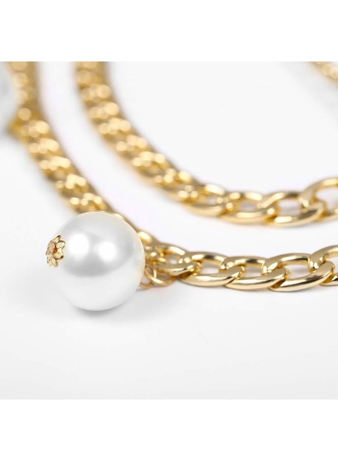 Xerling Big Pearl Waist Chain for Women Statement Belly Chain for Waist Jean Bohemian Jewelry Body Chain Charm Accessories - Image 3