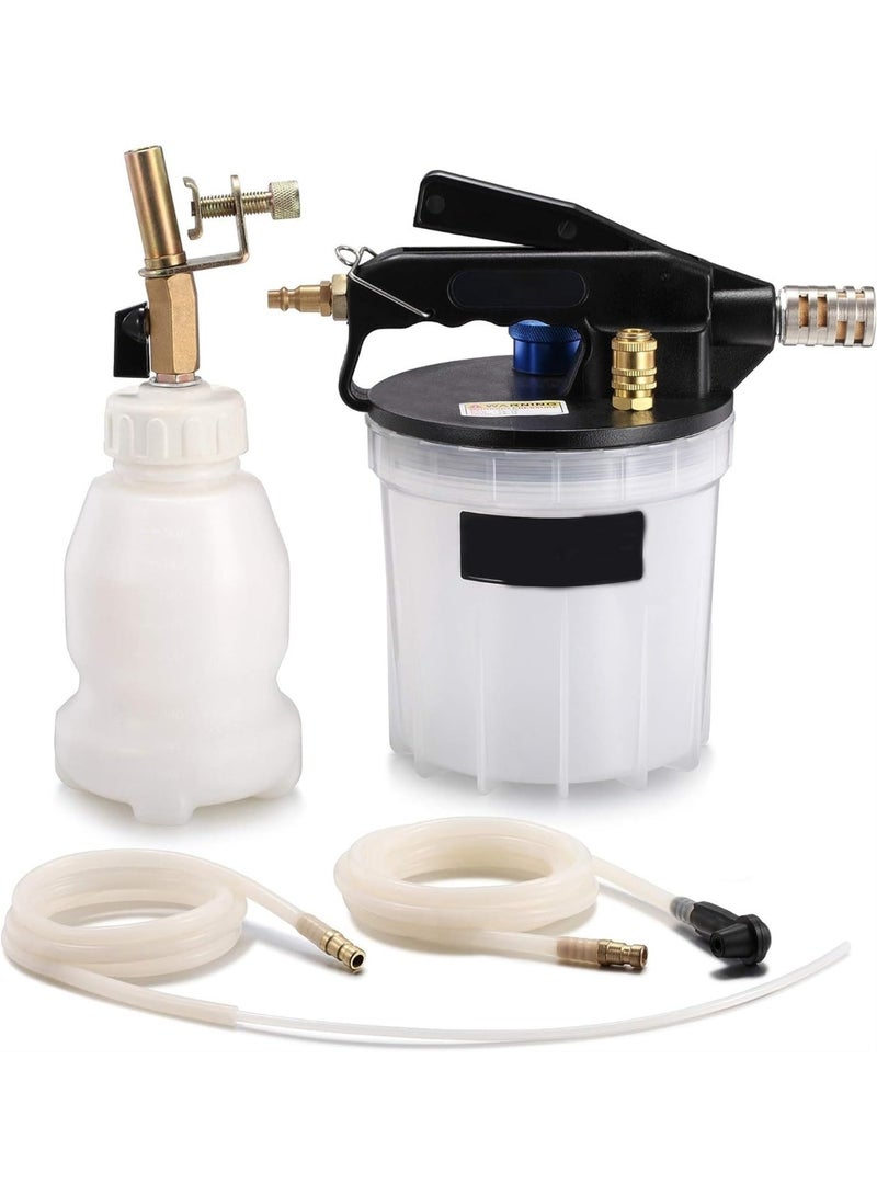 Generic 2L Vacuum Brake Bleeder Air Brake Bleeder Kit with 2L Brake Fluid Extractor and 1L Refilling Bottle - Image 1