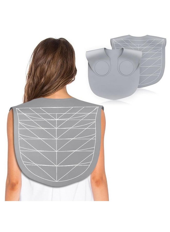 MAYCREATE® Silicone Waterproof Hair Dye Shawl, Hair Cutting Collar with Guiding Lines, Cutting Mat for Hair Stylist, Barber Shop Hair Cutting Pad/Cape for Salon, Hair Cutting Tools Salon Accessories - Image 1