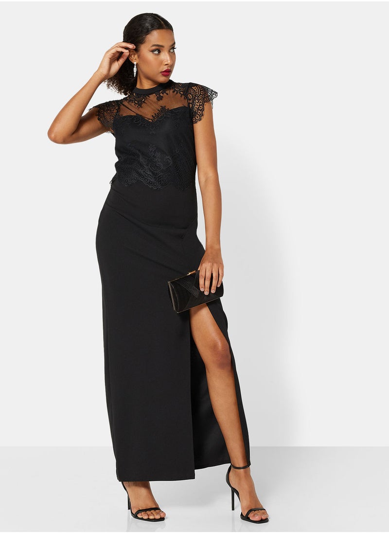 SISTAGLAM - Mimi Keyhole Maxi Dress - Image 1