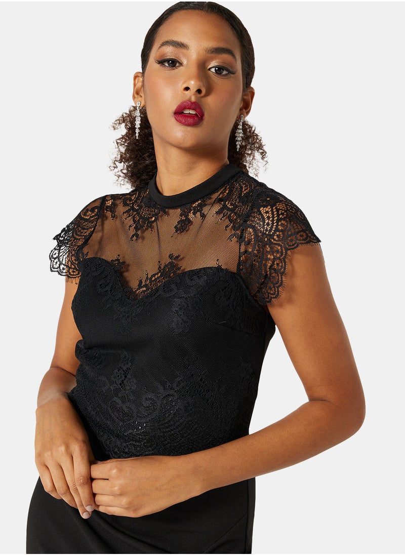 SISTAGLAM - Mimi Keyhole Maxi Dress - Image 1