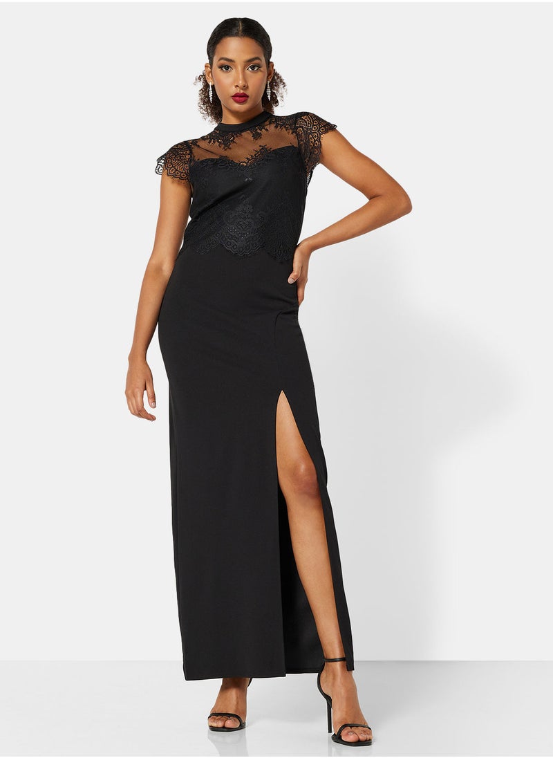 SISTAGLAM - Mimi Keyhole Maxi Dress - Image 1
