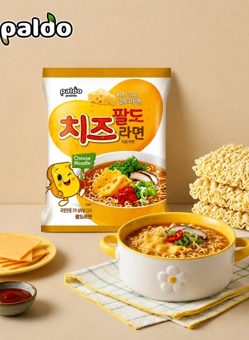 Paldo Cheese Ramyun Noodles - 111g - Image 2