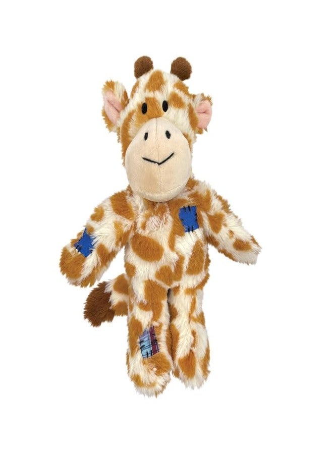 KONG Wild Knots Dog Toys 3 Pack - Bear, Giraffe & Tiger - Durable Plush Toys with Internal Knotted Rope & Squeaker - Soft Outside, Tough Inside - Ideal for Tugging & Chewing (Small/Medium) - Image 3