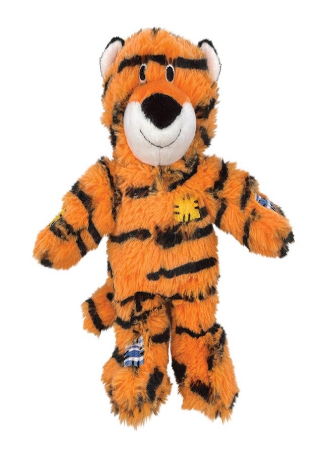 KONG Wild Knots Dog Toys 3 Pack - Bear, Giraffe & Tiger - Durable Plush Toys with Internal Knotted Rope & Squeaker - Soft Outside, Tough Inside - Ideal for Tugging & Chewing (Small/Medium) - Image 2