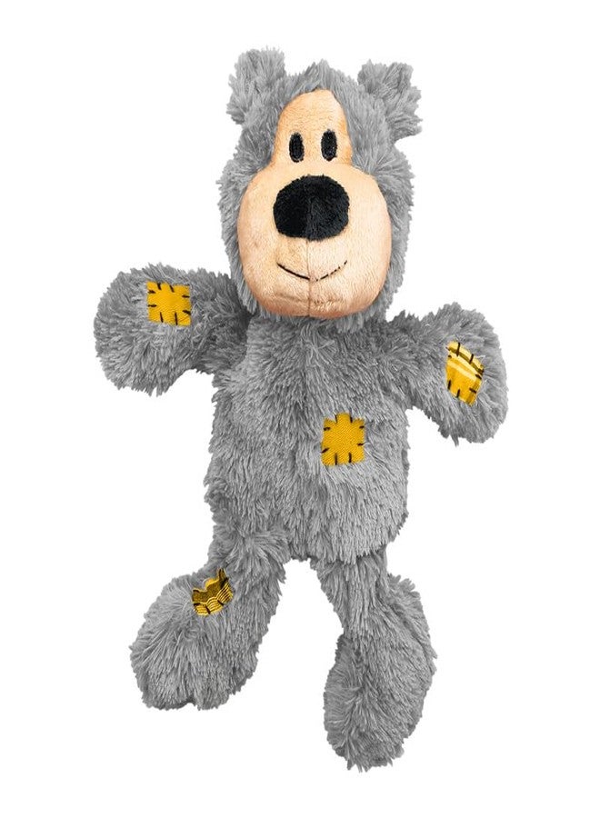 KONG Wild Knots Dog Toys 3 Pack - Bear, Giraffe & Tiger - Durable Plush Toys with Internal Knotted Rope & Squeaker - Soft Outside, Tough Inside - Ideal for Tugging & Chewing (Small/Medium) - Image 4