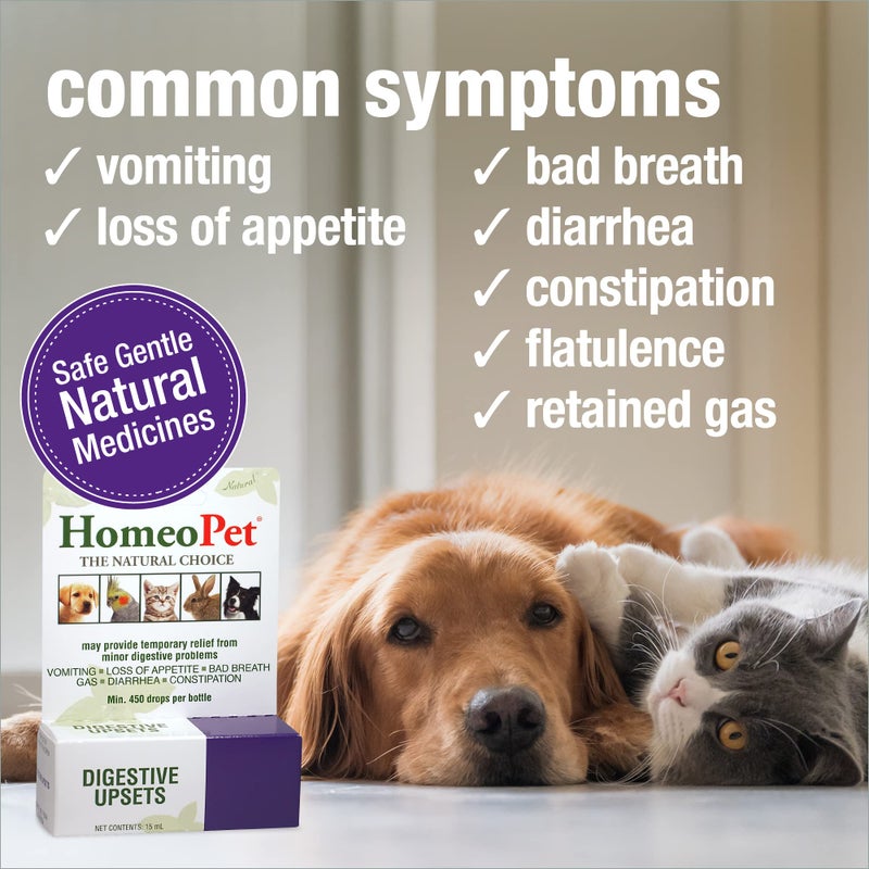 HomeoPet Digestive Upsets, Natural Pet Digestive Support, Digestive Supplement for Dogs, Cats, and Small Pets, 15 Milliliters - Image 3