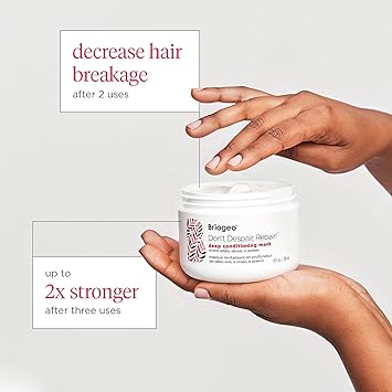Briogeo Dont Despair Repair Hair Mask Deep Conditioner for Dry Damaged or Color Treated Hair 236ml - Image 4