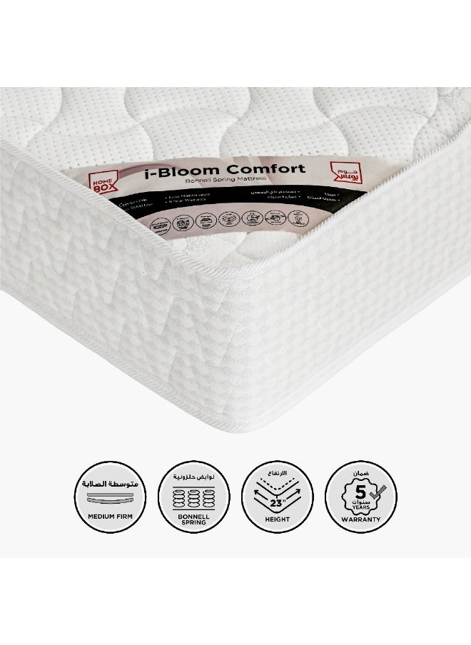 Home Box - iBloom Comfort Queen Medium Firm Bonnell Spring Mattress 200 x 23 x 160 cm - Image 1