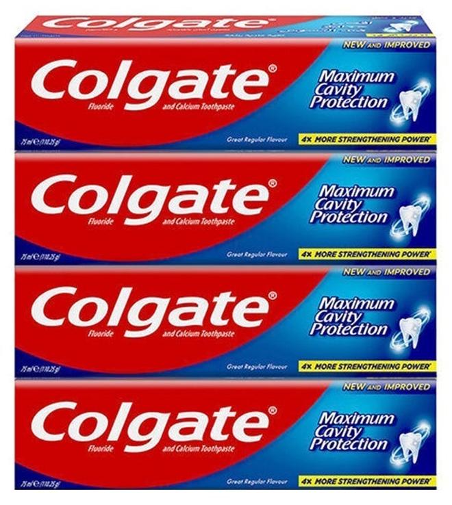 Colgate Maximum Cavity Protection Toothpaste, Pack Of 4, 4X75ml