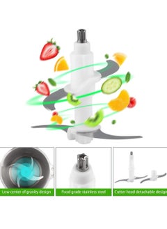 Generic TEGRILO Electric Meat Grinder, 2 Speeds 300W Food Chopper 2L Upgraded Multi-Function Stainless Steel Kitchen Food Processor, Household Mincer For Meat, Onion, Vegetables, Nuts  - Image 2