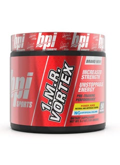 BPI SPORTS BPI Sports 1.M.R Vortex Pre Workout Powder, Non Habit Forming, Sustained Energy & Nitric Oxide Booster, Power Juice, 5.3 Ounce  - Image 1