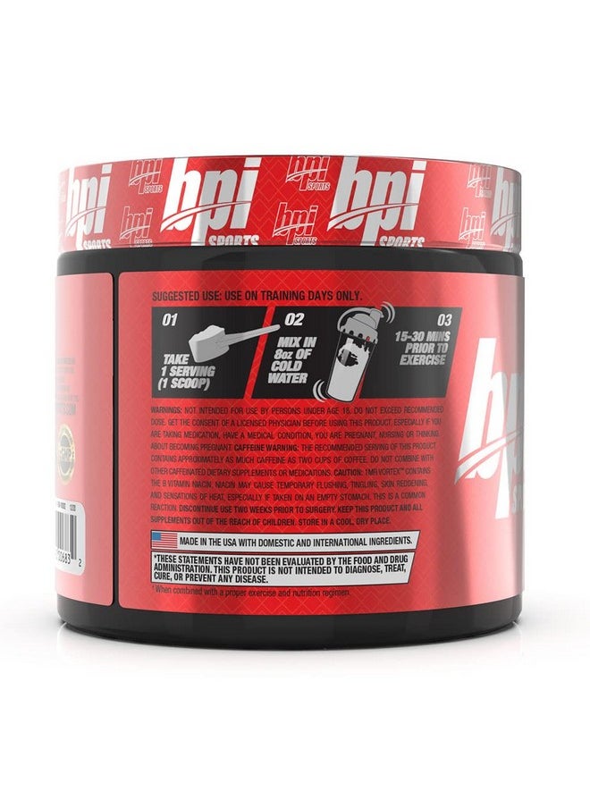 BPI SPORTS - BPI Sports 1.M.R Vortex Pre Workout Powder, Non Habit Forming, Sustained Energy & Nitric Oxide Booster, Power Juice, 5.3 Ounce - Image 1