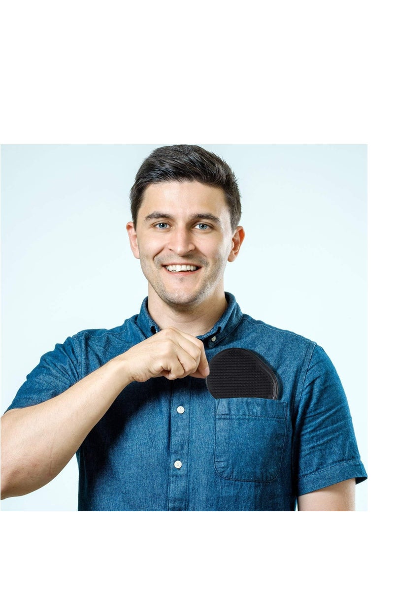 HK Round Combs Finger Comb 6pc Pocket Hair Comb  Washing Comb Shampoo Massage Comb Flat Brush for Men and Women May Vary Color - Image 4