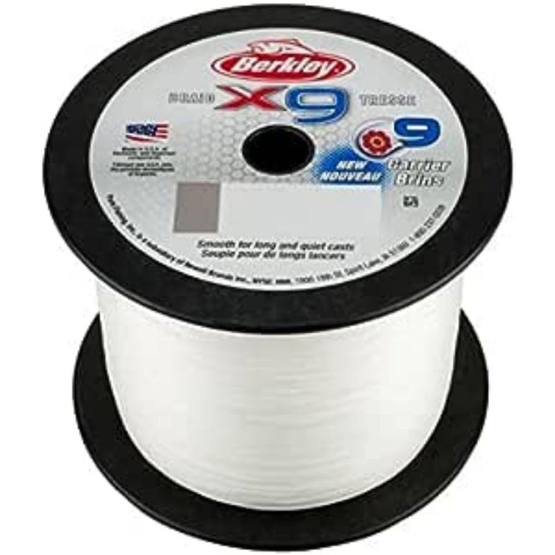Berkley x9 Braid Superline Crystal 30lb test 45 lbC 206kg 2188yd 2000m Fishing Line Suitable for Freshwater and Saltwater Environments - Image 2