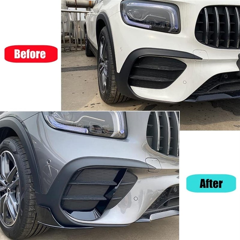 Wivplex Front Bumper Splitter Canards Spoiler Body Kit - Image 2