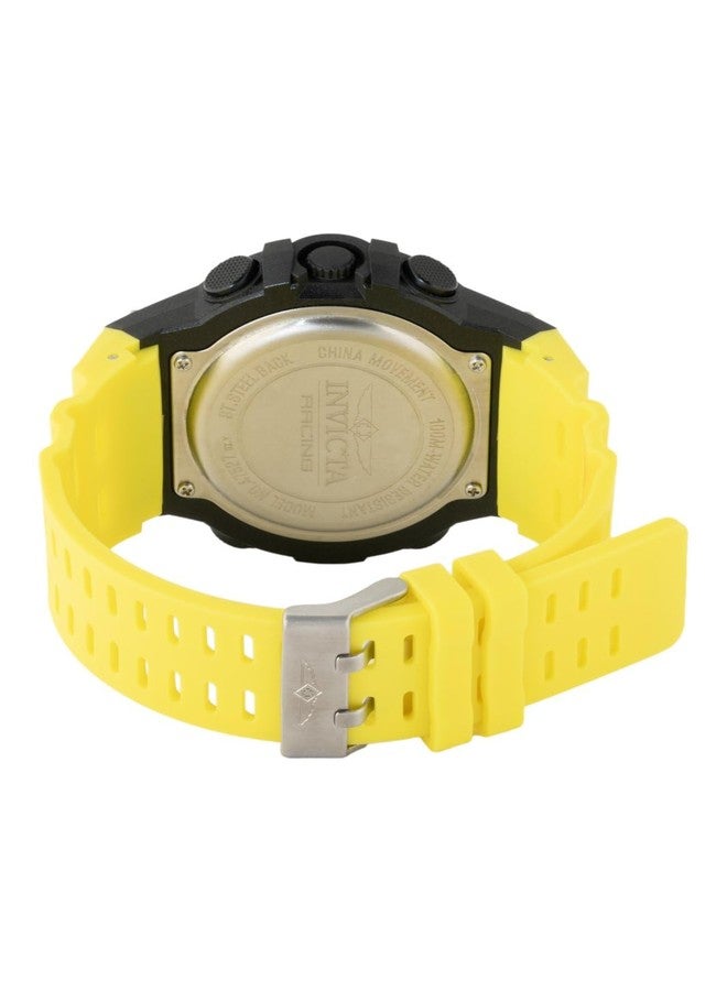 إنفيكتا ساعة إنفيكتا ريسينج للرجال 52 مم بلاستيك مينا سوداء إلكترونية رقمية - Image 5