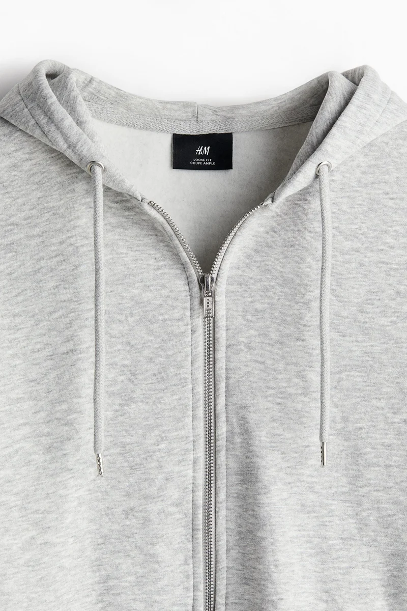 H&M Relaxed Fit Zip-through hoodie
