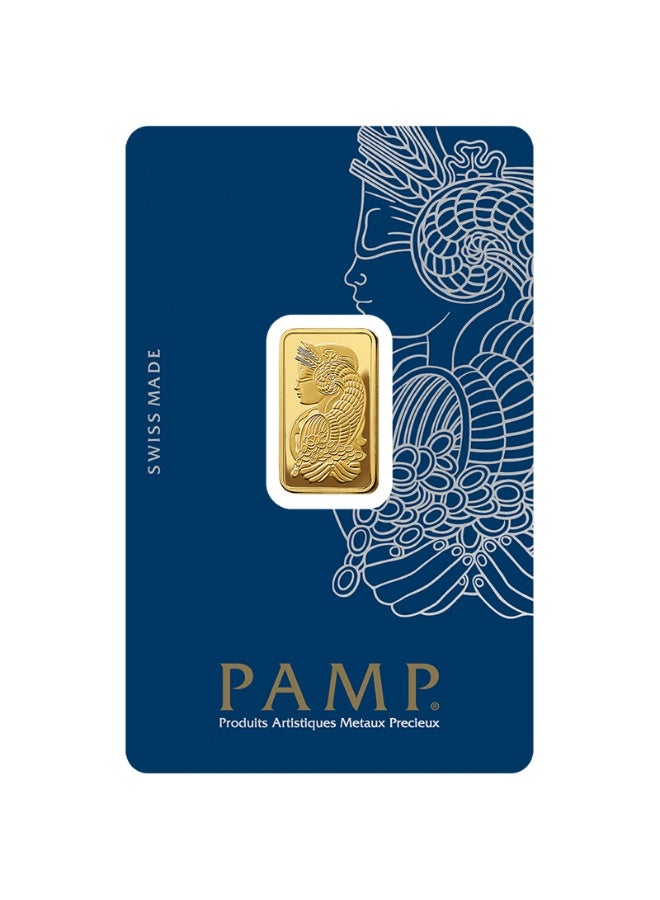 PAMP Suisse Pamp Queen Fortuna 24K (999.9) 5g Pure Gold Bar - 5 Grams - Image 1