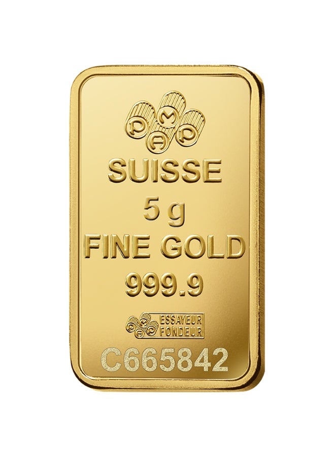 PAMP Suisse Pamp Queen Fortuna 24K (999.9) 5g Pure Gold Bar - 5 Grams - Image 3