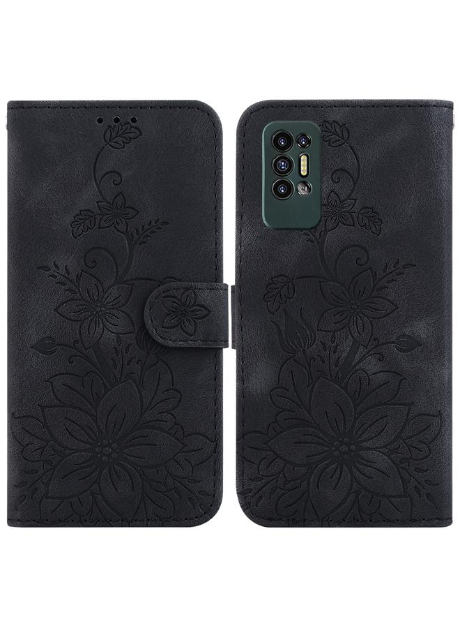 erorex Case For Tecno Pova 2 Lily Embossed Leather Phone Case  - Image 1