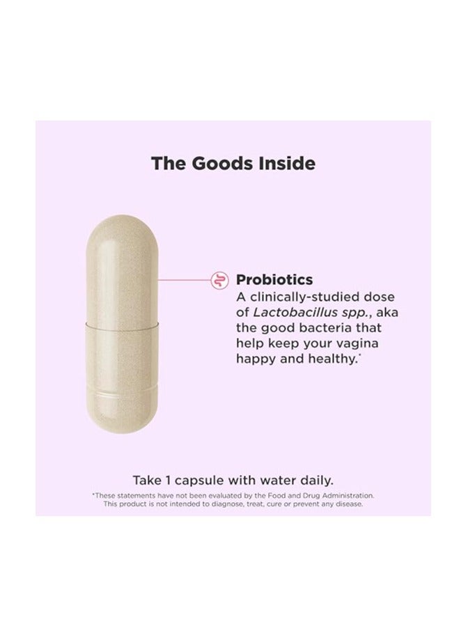 اولي كبسولات هابي هو-ها، بروبيوتيك للنساء، l الصحة وتوازن درجة الحموضة، 10 مليار CFU خالية من الغلوتين - 25 قطعة - Image 3