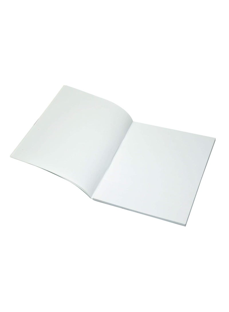 FIS دفاتر تمارين سادة، 100 صفحة، عبوة من 12 قطعة، مقاس 16.5 × 21 سم - FSEBP100N - Image 3