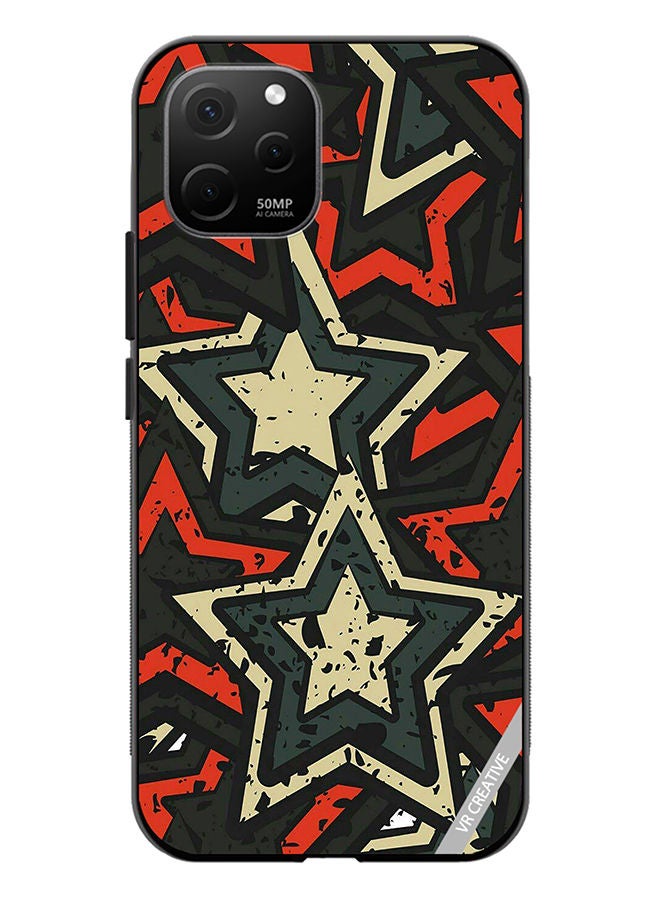 VR CREATIVE Protective Case Cover For Huawei Nova Y61 Stars Design Multicolour - Image 1