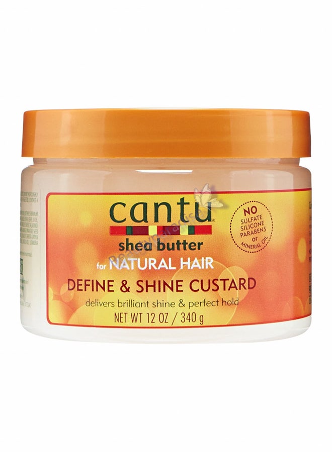 Cantu Shea Butter Define and Shine Custard 340grams - Image 2