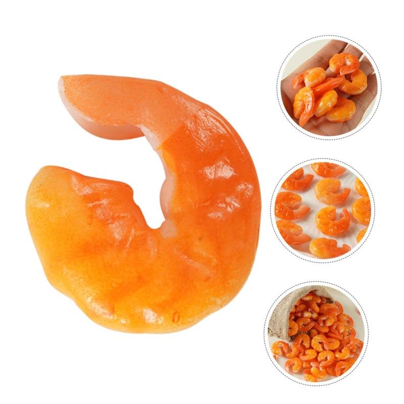 Realistic Artificial Shrimp Models 15pcs Miniature Food Props for Photography Display - Image 5