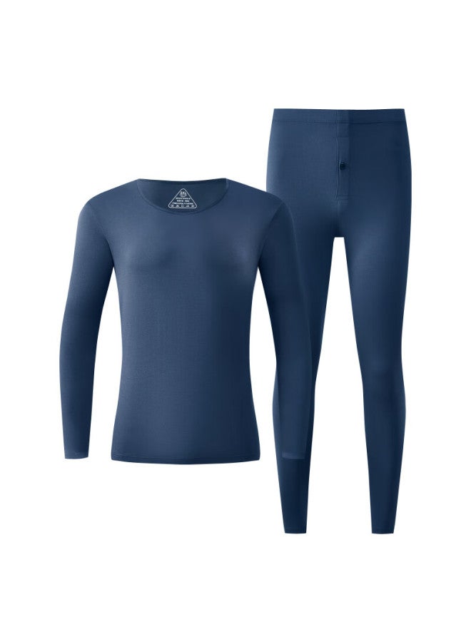 Yangxin Autumn Winter New Warm Set Slim Fit Thermal Lock Cold Resistant Couple Base Layer Top And Bottom - Image 2