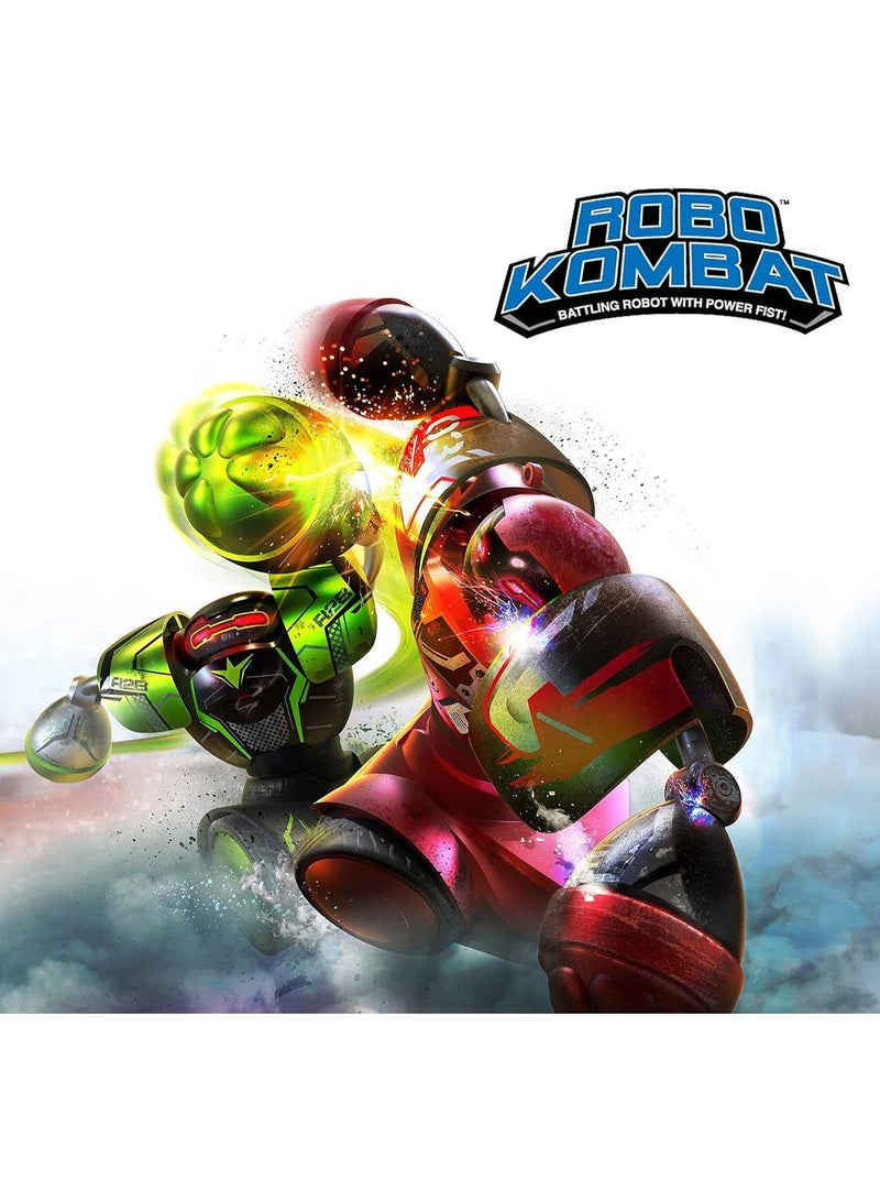 سيلفر ليت Silverlit Robo Kombat Twin Pack RC Fighting Robots with Sound Effects, LED Eyes & Combo Punch - Image 5