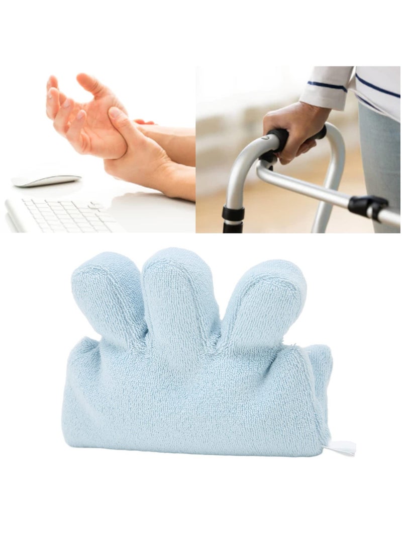 SYOSI Finger Contracture Cushion Comfortable Hand and Finger Aid Palm Grip Protector for Hand Contracture Finger Cushion for Rehabilitation Training Patients Care Protection and Skin Breakdown - Image 4