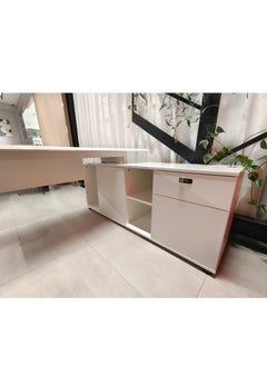 Neo Front Neo Front Powder Coated White Color Manager Table, with Water, Scratch, Heat Resistant 2m  - Image 4