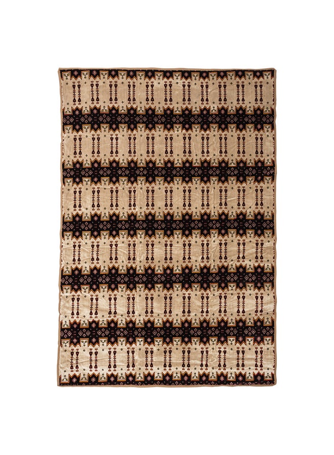AL SANIDI حصيرة خارجية للتخييم ، حصيرة تراثية ، وودي*عود ، حجم 200*300 سم - Image 1