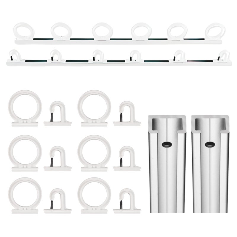 DU-BRO Fishing 1080 Trac-A-Rod Storage System, 2-Feet, Silver/White - Image 1