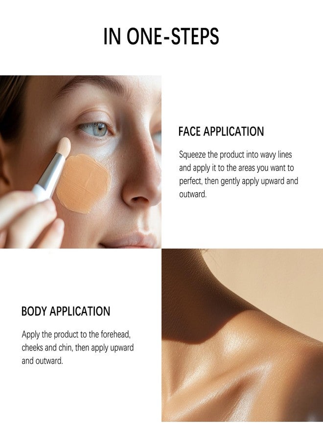 GROEI Perfect Cream All-Over Complexion Perfector | Long-Lasting BB Foundation & Concealer | SPF 30 Tinted Moisturizer for Face/Body (Medium) - Image 5