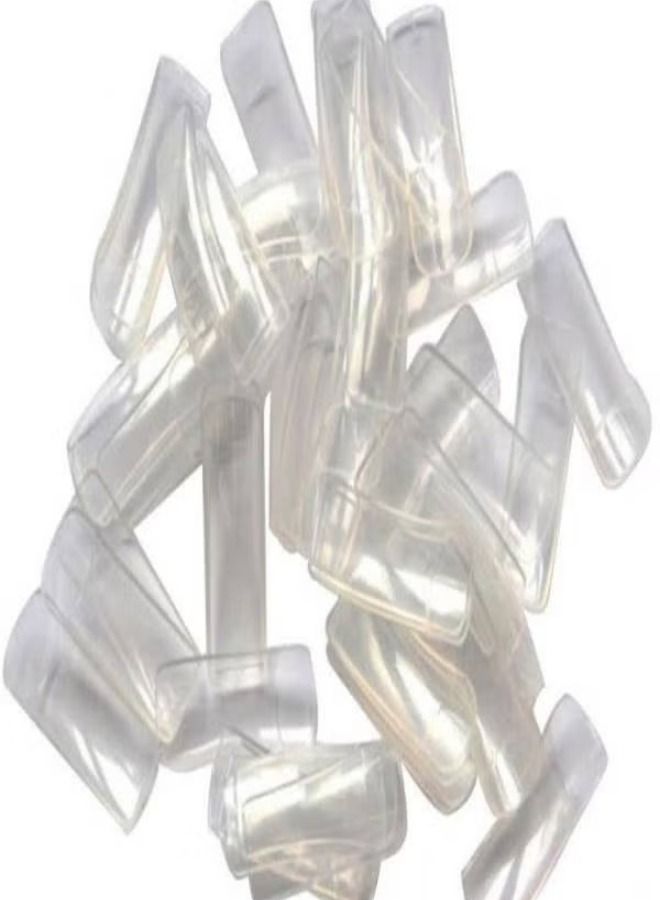 500-Piece False Acrylic Nail Tips Clear