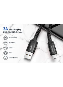 JSAUX Professional Series USB To Type-C 3 Ampere Fast Charging and Data Cable 1 Meter CC0011  - Image 3