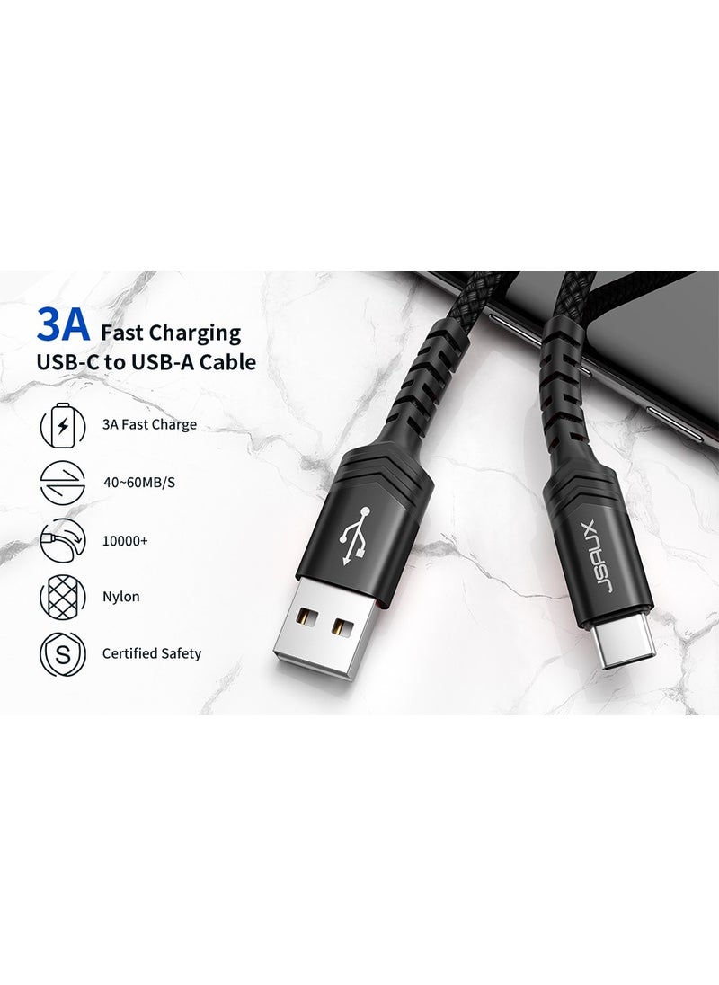 JSAUX - Professional Series USB To Type-C 3 Ampere Fast Charging and Data Cable 1 Meter CC0011 - Image 1