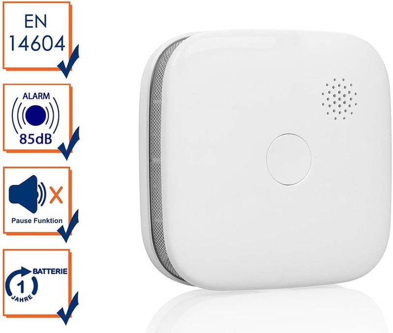 Smartwares كاشف الدخان الذكي Smartwares FSM-12601 – 85 ديسيبل – أبيض - Image 2