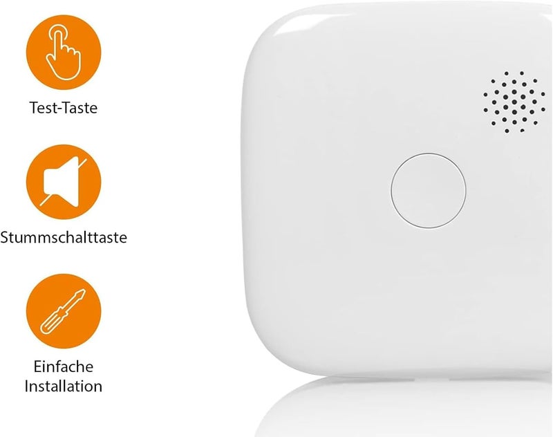 Smartwares كاشف الدخان الذكي Smartwares FSM-12601 – 85 ديسيبل – أبيض - Image 5