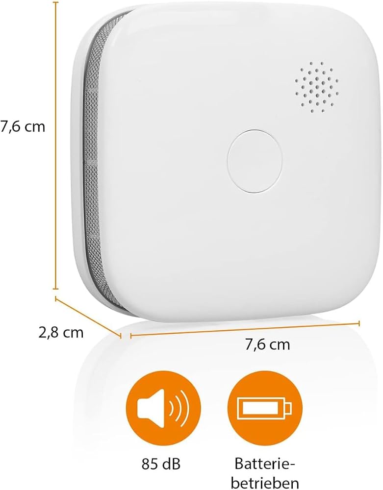 Smartwares كاشف الدخان الذكي Smartwares FSM-12601 – 85 ديسيبل – أبيض - Image 3