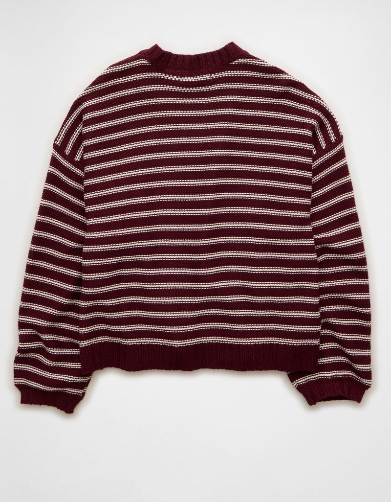 American Eagle AE Balloon-Sleeve Open-Front Cardigan - Image 5