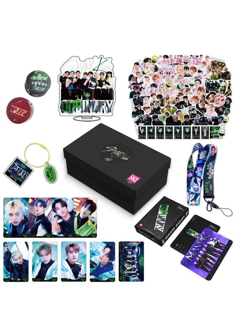 Generic Stray Kids 2nd Generation Gift Box With Lomo Cards, Acrylic Stand, Hand Account Tape, Keychain, Lanyard, Stickers, Photo Card  - Image 1